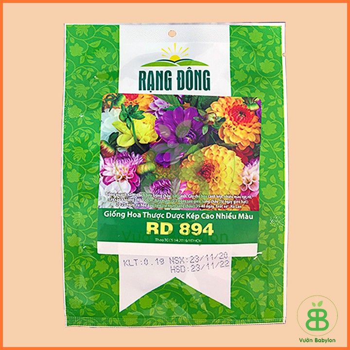 Hạt Giống Hoa Thược Dược Mix Nảy Mầm Cao