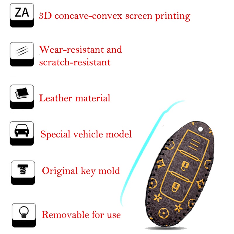 bọc chìa khoá smartkey Nissan teana sunny almera navara gtr xtrail livina bọc chìa khoá