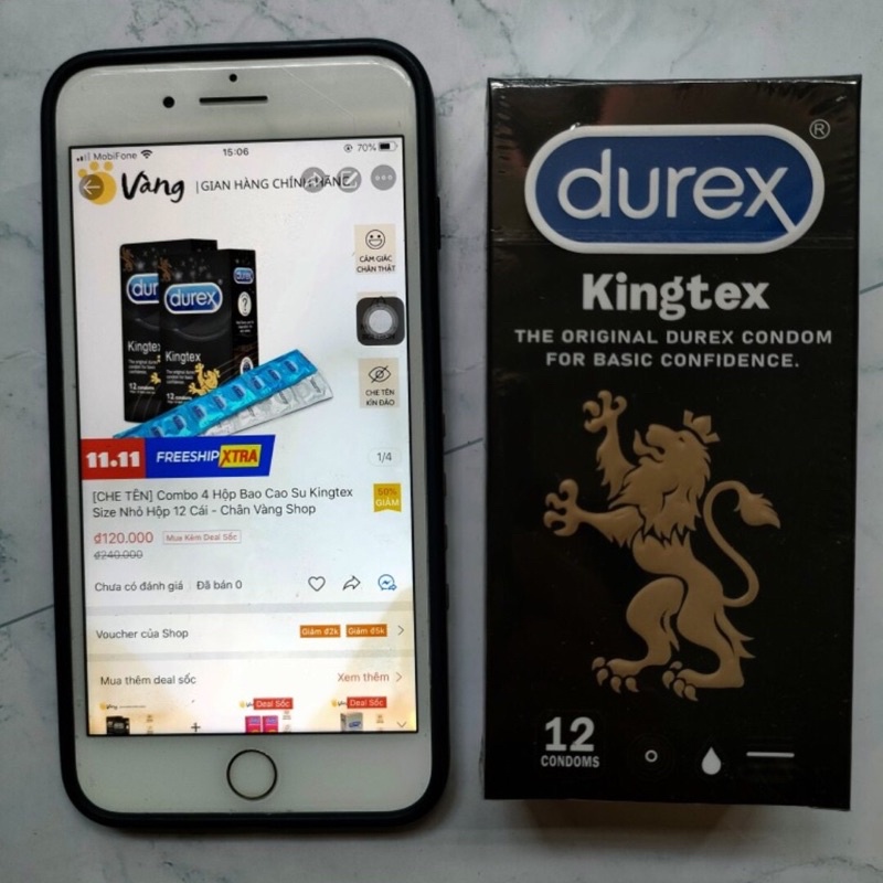 Bao Cao Su Size Nhỏ Durex Kingtex Ôm Sát Cho Bạn Cảm Giác Chân Thật Nhất