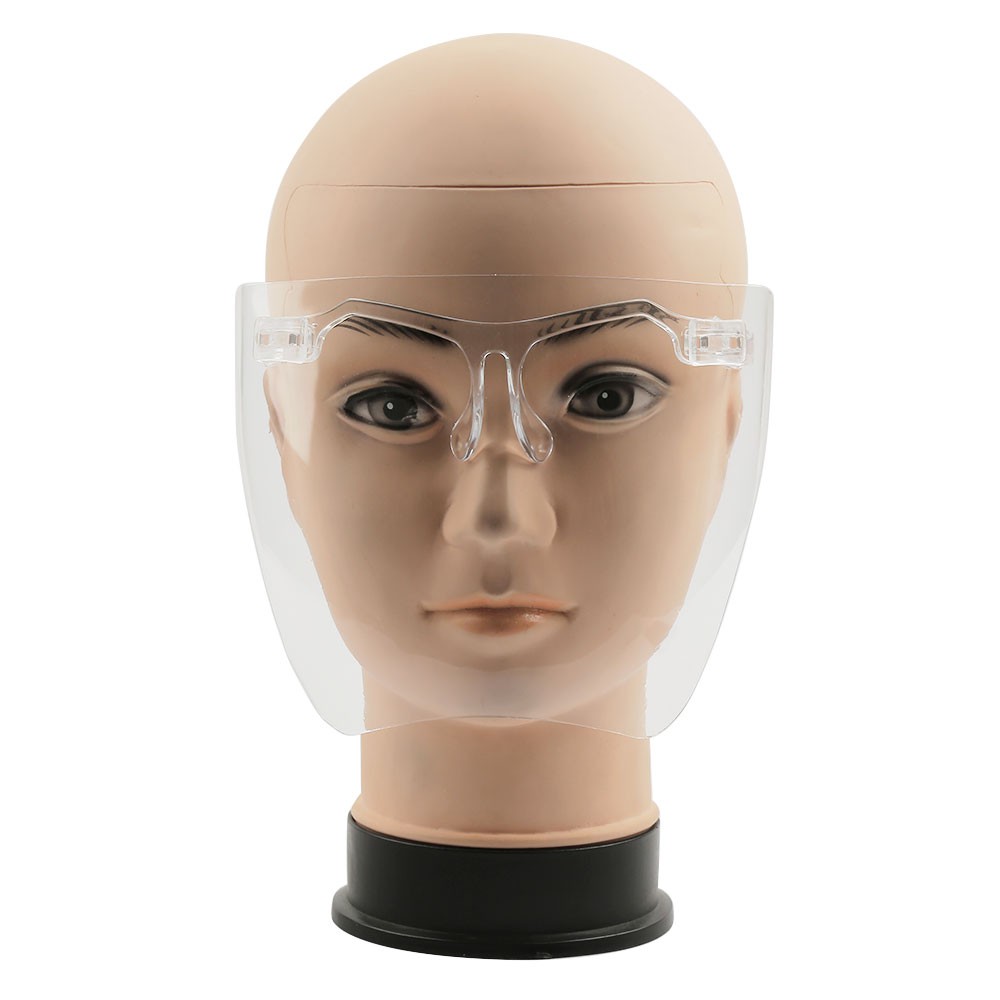 [Ready] 2020 new fashion one-piece oversized lens glasses transparent protective mask face shield TITANSOULS