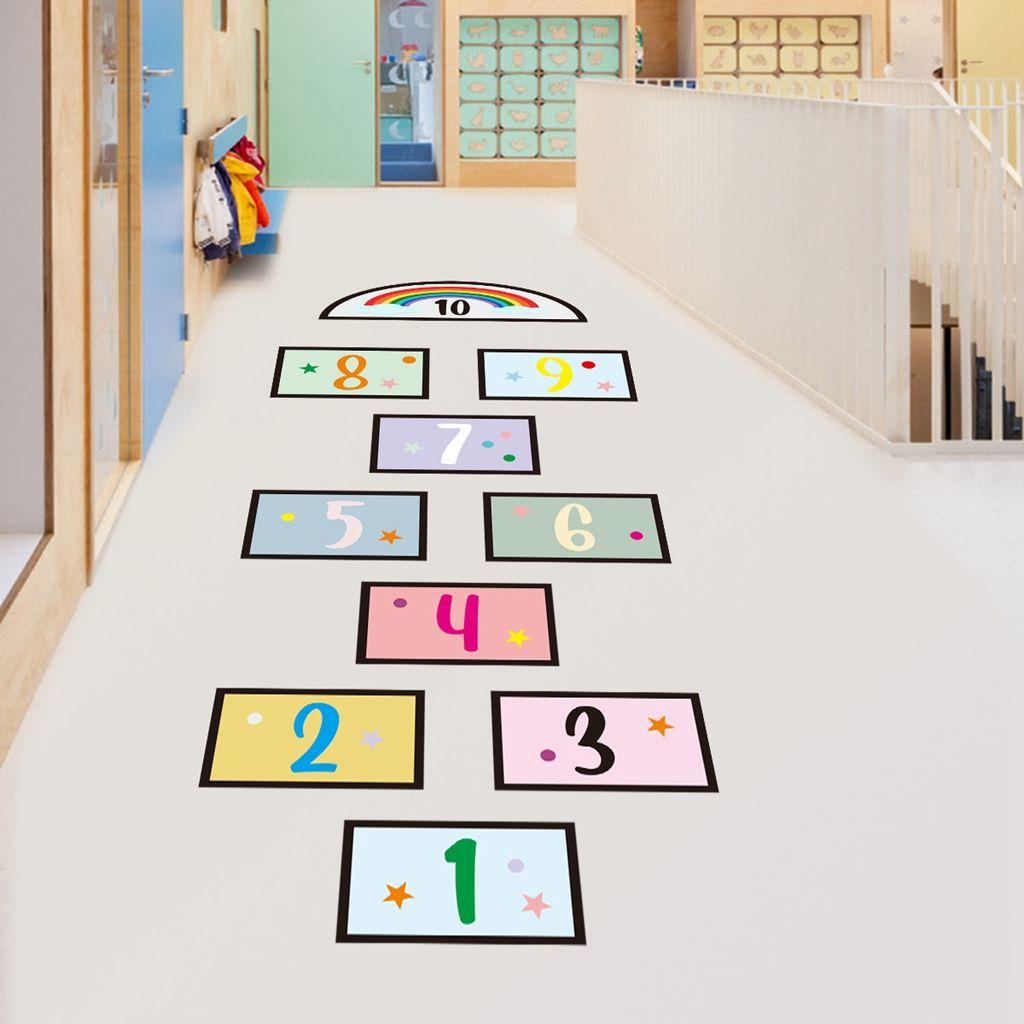 Sticker Dán Tường Họa Tiết Hoạt Hình Chống Thấm Nước Tiện Dụng