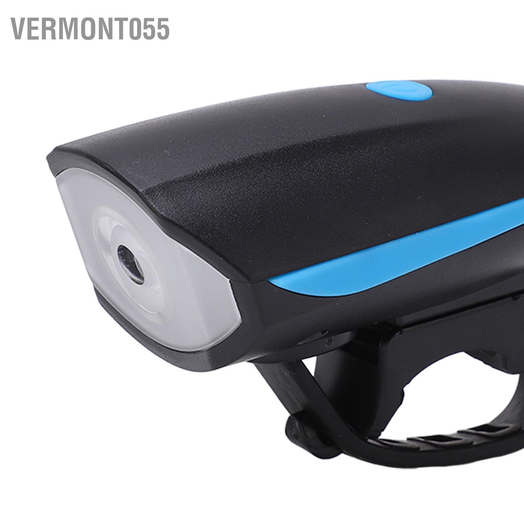 Vermont055 Bộ đèn xe đạp sạc USB IPX4 Chống nước đa chế độ Đèn pha hợp kim nhôm để đi câu cá