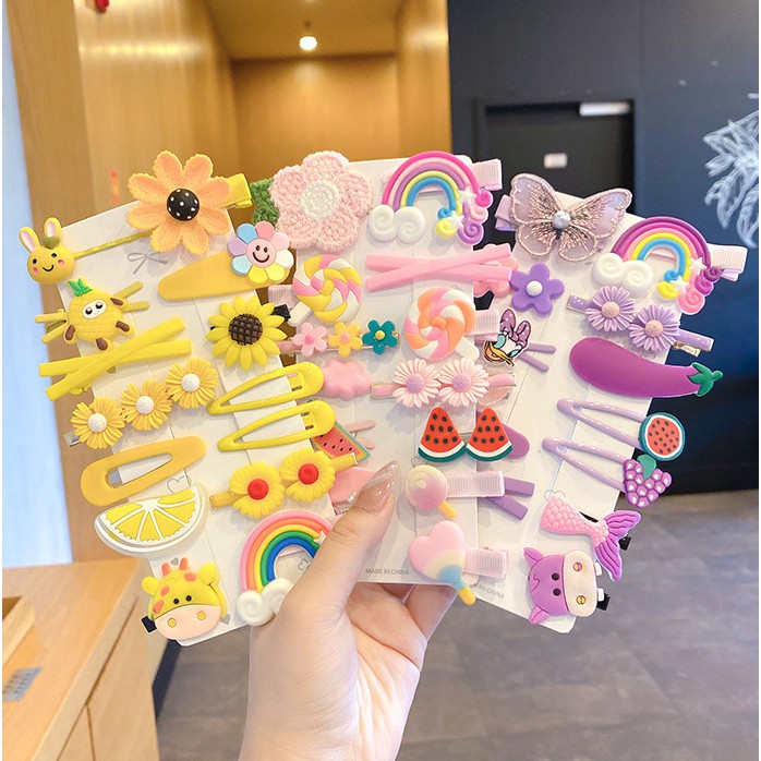 Set 14 cặp tóc cho bé gái