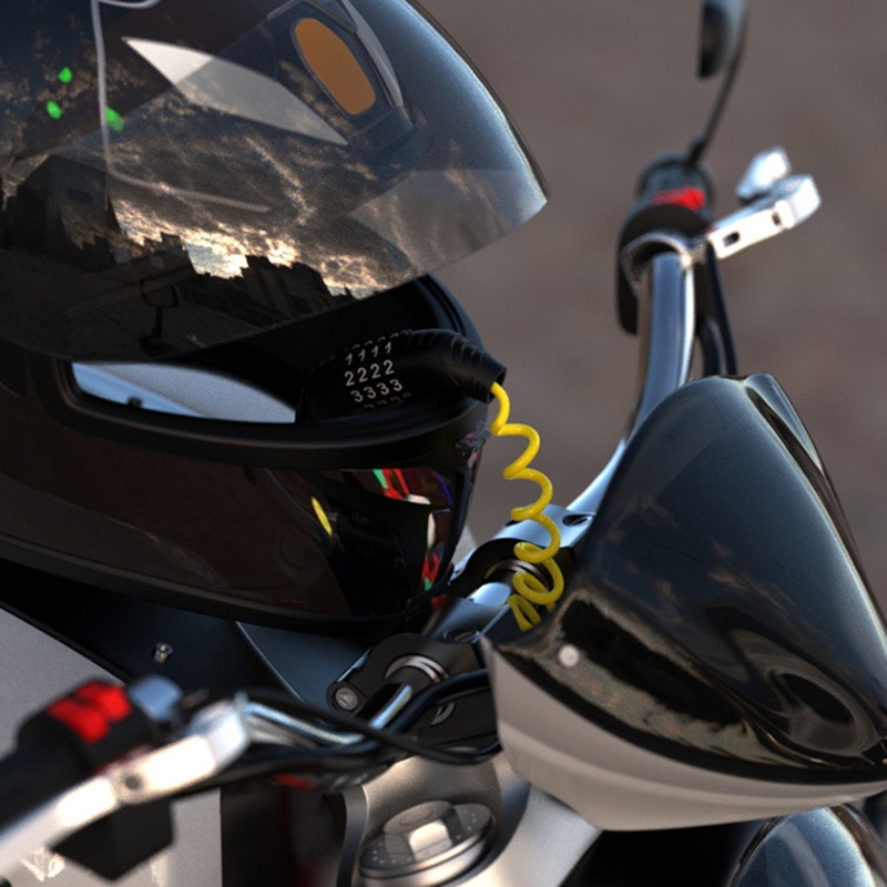 Dây Xích Khóa Mật Khẩu 4 Chữ Số Chống Trộm Tiện Dụng