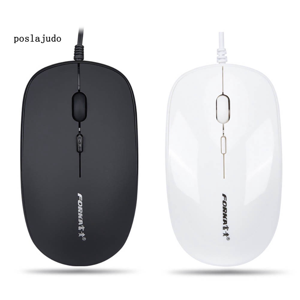 POS_K9 Universal 600/1000/1600DPI USB Mute Click PC Laptop Mouse for Office Home