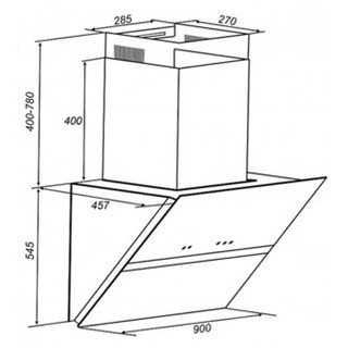Máy hút mùi Spelier SP 728A - 213W