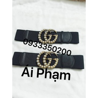 Thắt lưng gg đính đá vàng