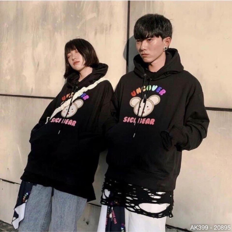 Áo Hoodie Nam Nữ Nỉ Bông Hàng QC Dày Dặn Đẹp Áo Khoác Nỉ Đôi Form Rộng Hàng Unisex HOODIE UNCOVER - AK3399 | BigBuy360 - bigbuy360.vn