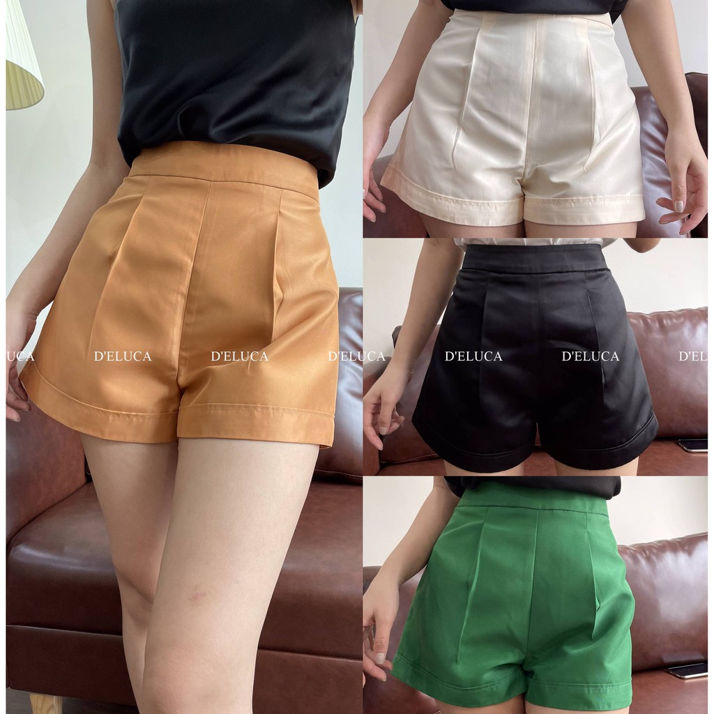 (Quà Là Dây Buộc Tóc)Quần Đùi Short Tafta Vê Gấu Cạp Cao Đứng Form Tôn Dáng Dễ Mix Đồ Cho Nàng Đi Tiệc, Dạo Phố, Du Lịch
