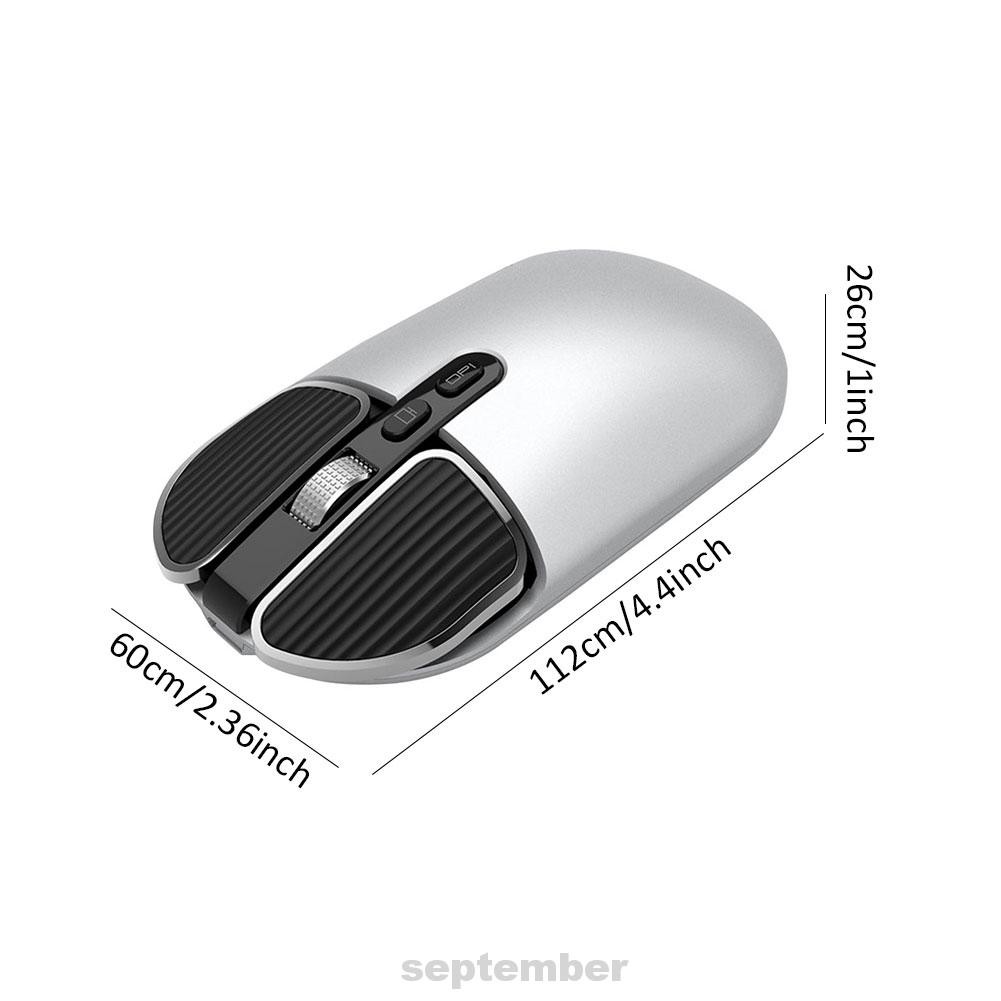 2.4GHz Silent Bluetooth Slim Ergonomic USB Rechargeable Optical Home Office Dual Mode Wireless Mouse