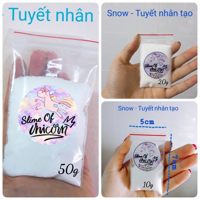 [SALE SỐC XẢ HÀNG] Snow (Tuyết nhân tạo)- 100g => 15k - Cách sử dụng dưới MÔ TẢ  Tcàng mua càng rẻ