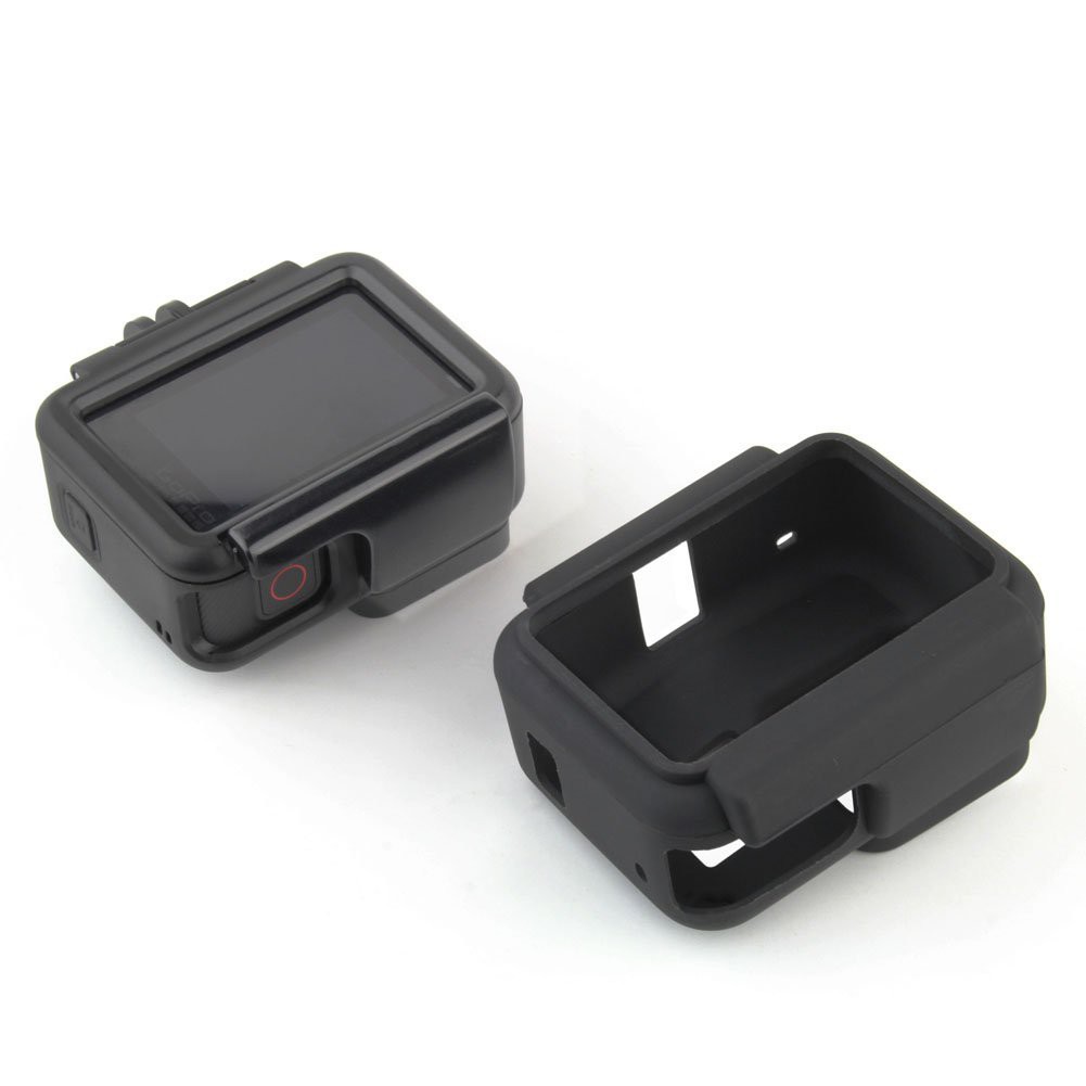 Silicone Vỏ Silicon Mềm Bảo Vệ Cho Máy Ảnh Gopro Hero 7 / 6 / 5 Đen