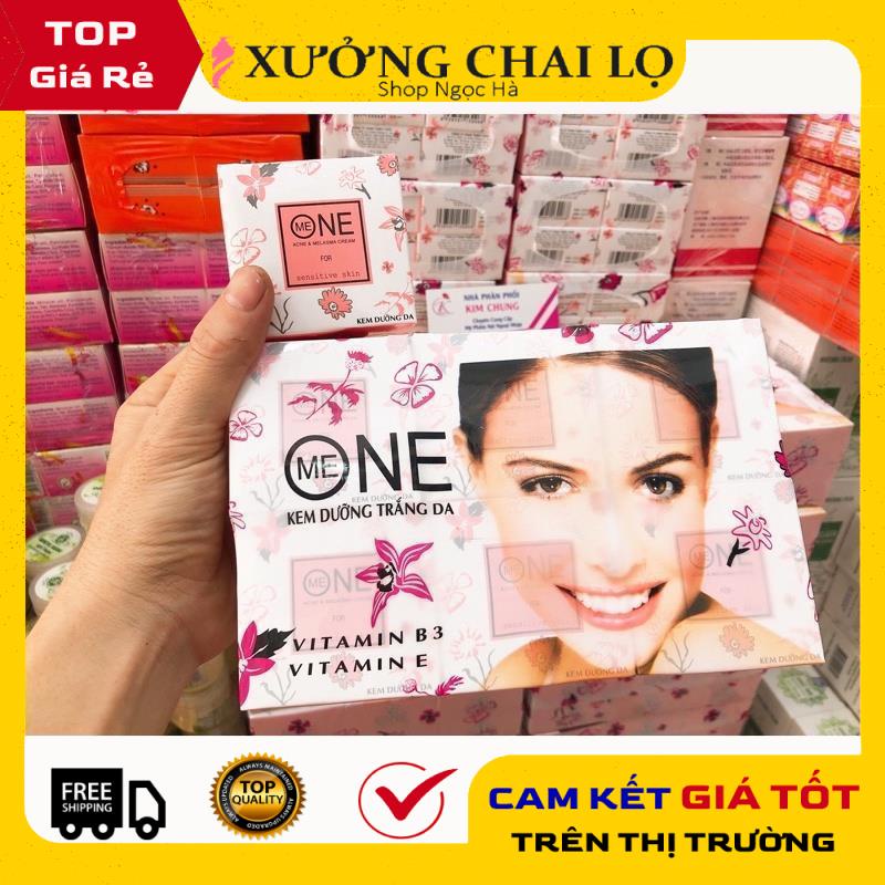 [GIÁ RẺ NHẤT] [Lố 12 hộp] Kem dưỡng trắng da Me One 4,5g, nguyên liệu, công thức làm kem trộn trắng da body