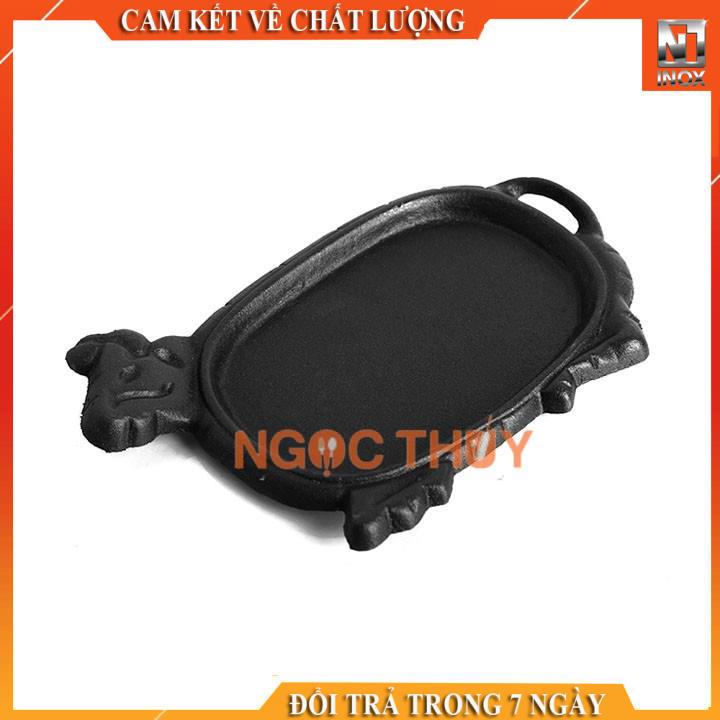 Chảo gang chống dính làm bò bít tết