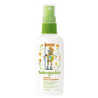 Babyganics natural insect repellent 177ml - dũng sĩ đuổi côn trùng