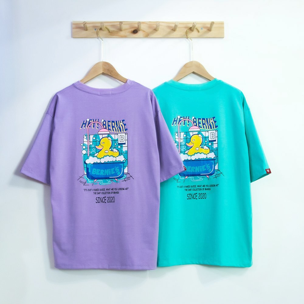 Áo Thun Tay Lỡ Freesize Unisex - TTL823 Vịt Bennie - 4 Màu Đẹp "Xỉu" - Chất Thun Cotton Mềm Mát - Có Logo Gắn Tay Xịn Xò | BigBuy360 - bigbuy360.vn