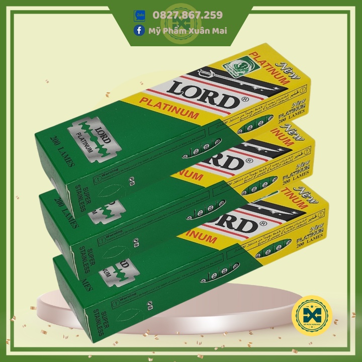 Combo 3 Cây dao cạo râu Lord 600 chiếc
