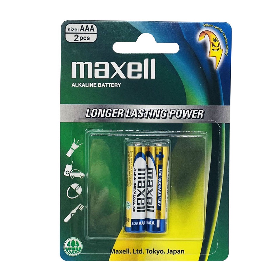 Pin AA - Pin AAA Maxell alkaline dung lượng cao