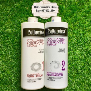 THUỐC UỐN TÓC (UỐN LẠNH DẠNG GEL) PALLAMINA COLLAGEN CAO CẤP 1000ML