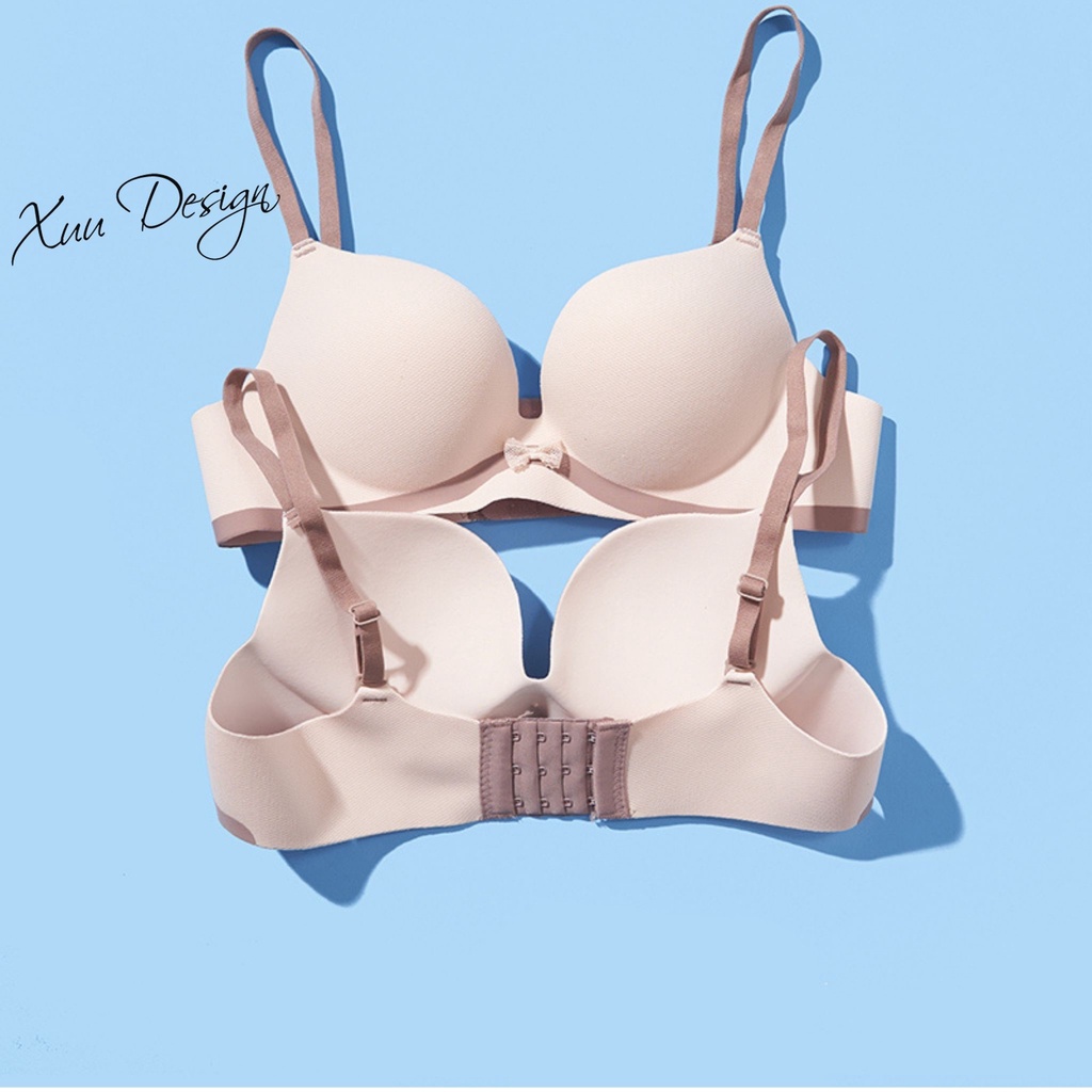 Áo ngực nữ không gọng XUU, chất liệu đúc su cao cấp, thiết kế đơn giản AV22