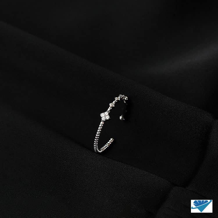 NHẪN BẠC NỮ DÁNG MẢNH NHỎ XINH