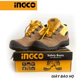 Giày bảo hộ lao động INGCO SSH02SB chất liệu da ca thumbnail