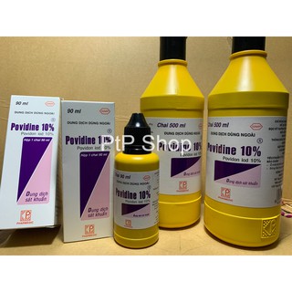Dung dịch sát khuẩn Povidine 10% 500ml
