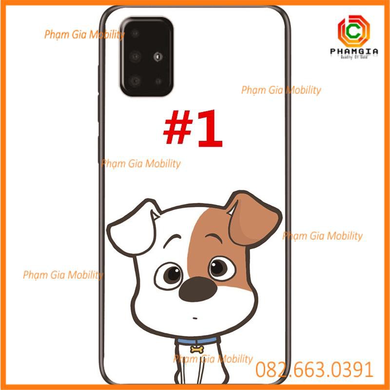 Mẫu ốp lưng chó yêu, mèo dễ thương Samsung Galaxy A91/A81/A71/A51/A21/A01 / Note 10 Lite/S10 Lite