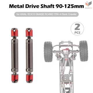Set 2 Trục Kim Loại 110-150mm Cho Xe Điều Khiển Từ Xa Axial Scx10 G Handmade Rc4Wd Trx-4 Rock Crawler