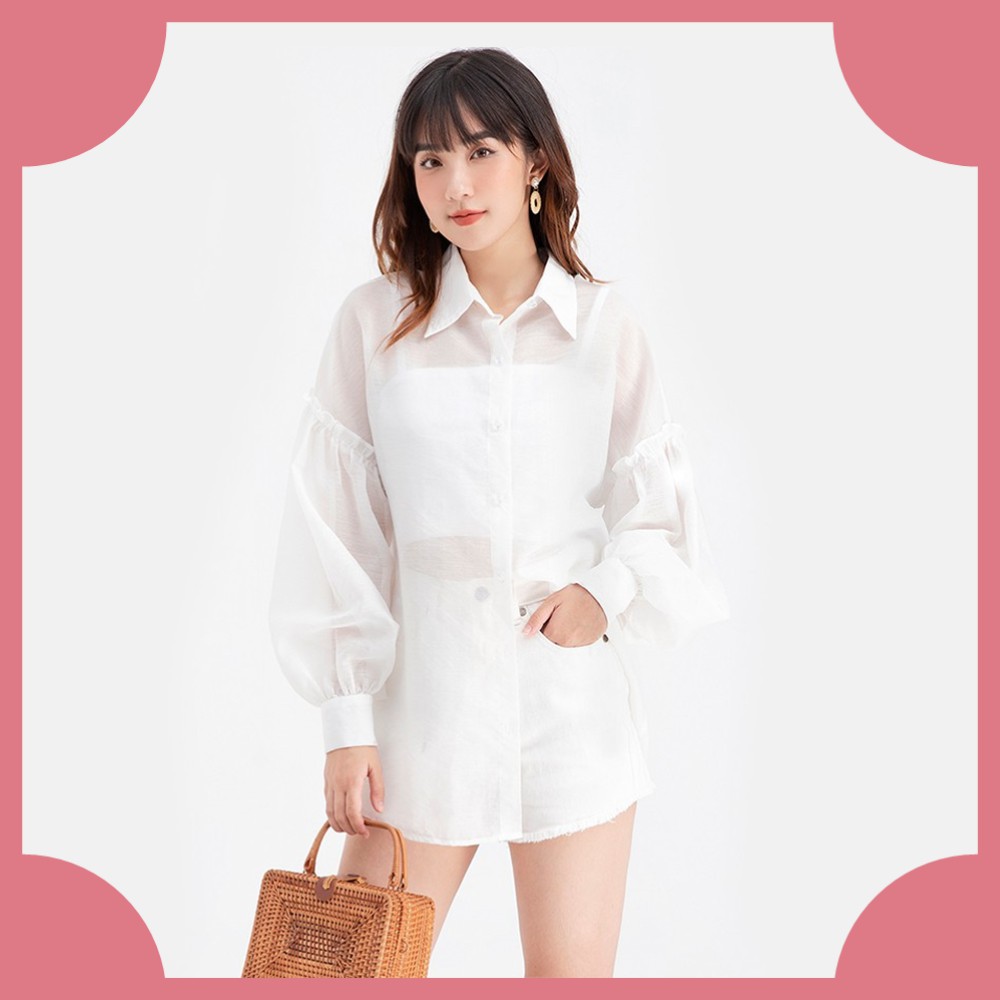 Combo Sơ mi nữ + Chân váy 2Hand tuyển Mã 408 - Khách đặt hàng Livetream
