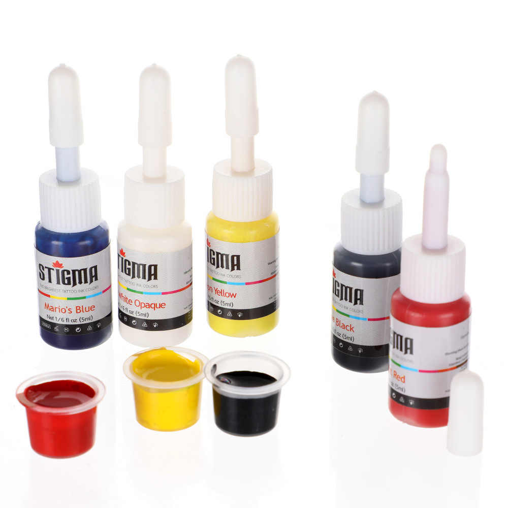 STIGMA 7 color suite (5ml) Preferred professional tattoo Ink makeup paint, available in body paint colors