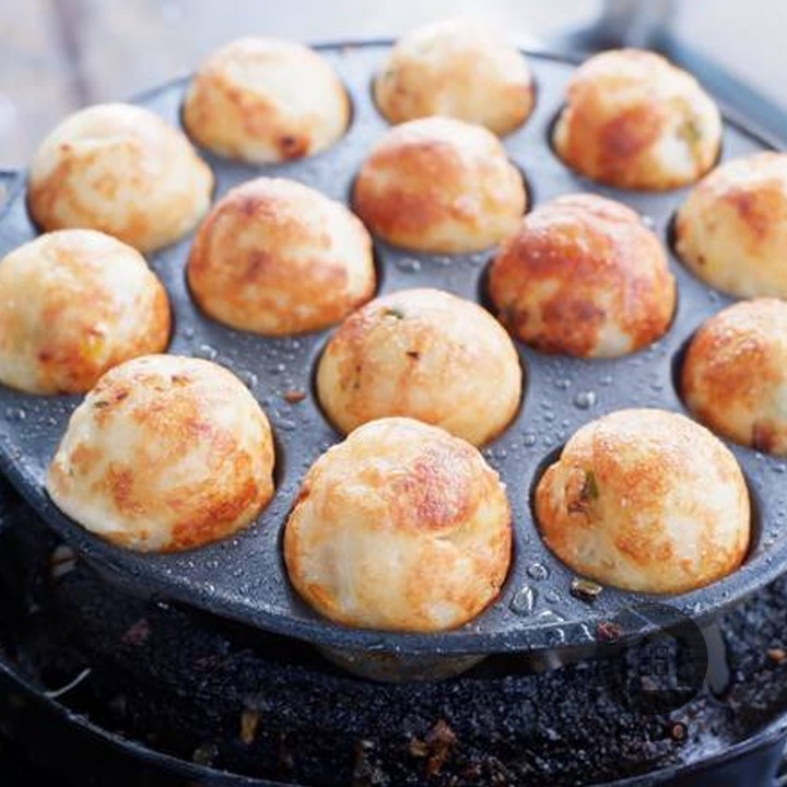 Khuôn bánh bạch tuột takoyaki 14 lỗ cao cấp chống dính