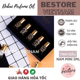 【HOT】Tinh dầu nước hoa Dubai thiết kế chai lăn mini dùng thử 3ml dành cho nam cá tính, mạnh mẽ - Bestore Vietnam
