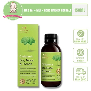 Siro Harker tai, mũi, họng xanh lá cho trẻ sơ sinh 150ml