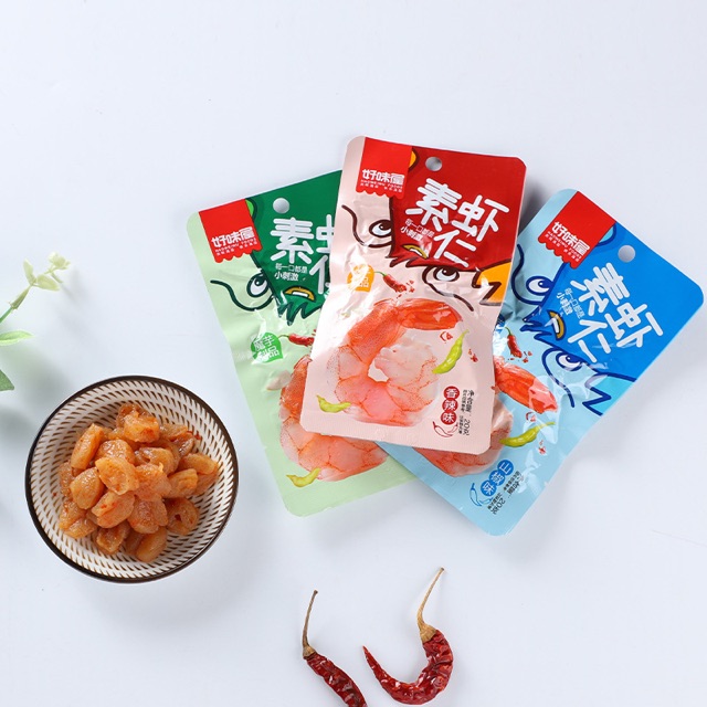 Tôm chay tẩm vị - đồ ăn vặt