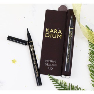 Bút Dạ Kẻ Mắt Karadium WATERPROOF BRUSH LINER BLACK