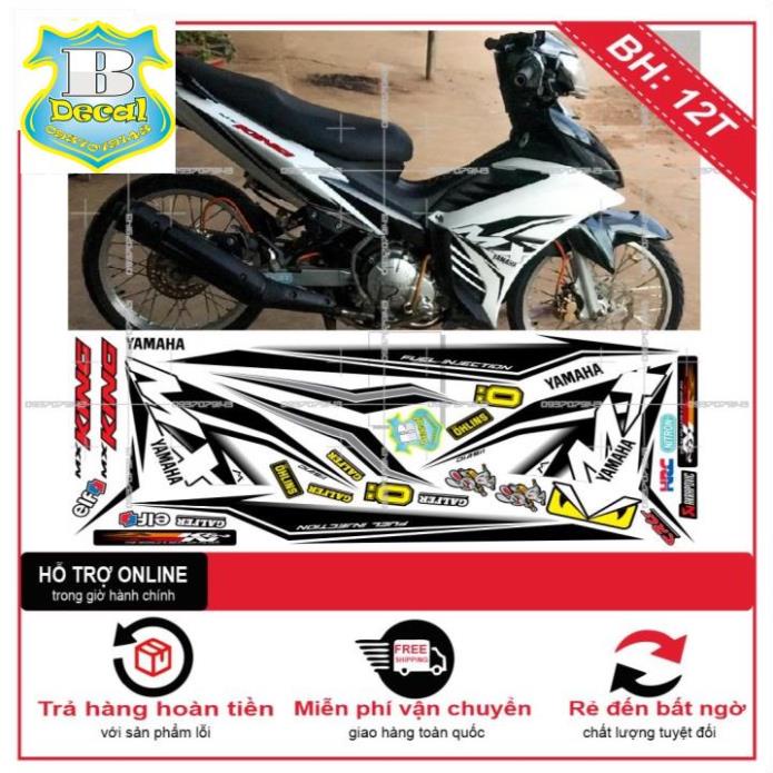 ( Quí khách vui lòng mang ra tiệm cho thợ dán ) Tem EX 2011 MX KING [Bi Decal]