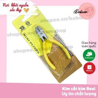 Kìm cắt kim Bosi dùng cắt kim phun xăm, uốn dây thép, dây đồng, dây điện, kìm Bosi siêu sắc siêu khỏe