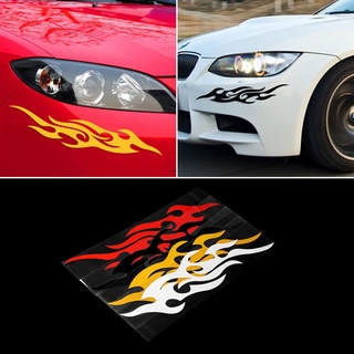 GFNET  2 Chiếc Decal Xe Mát Ngọn Lửa Phổ Biến Lửa