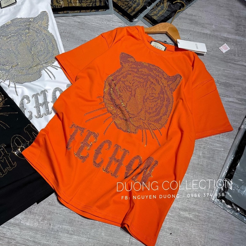 Áo phông hổ đính đá. Các loại áo thun form rộng dấu quần - Thảo La shop. Có bán sỉ