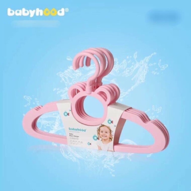 (XẢ KHO )Móc Treo Quần Áo BaBy Hood - Sét 5 Cái