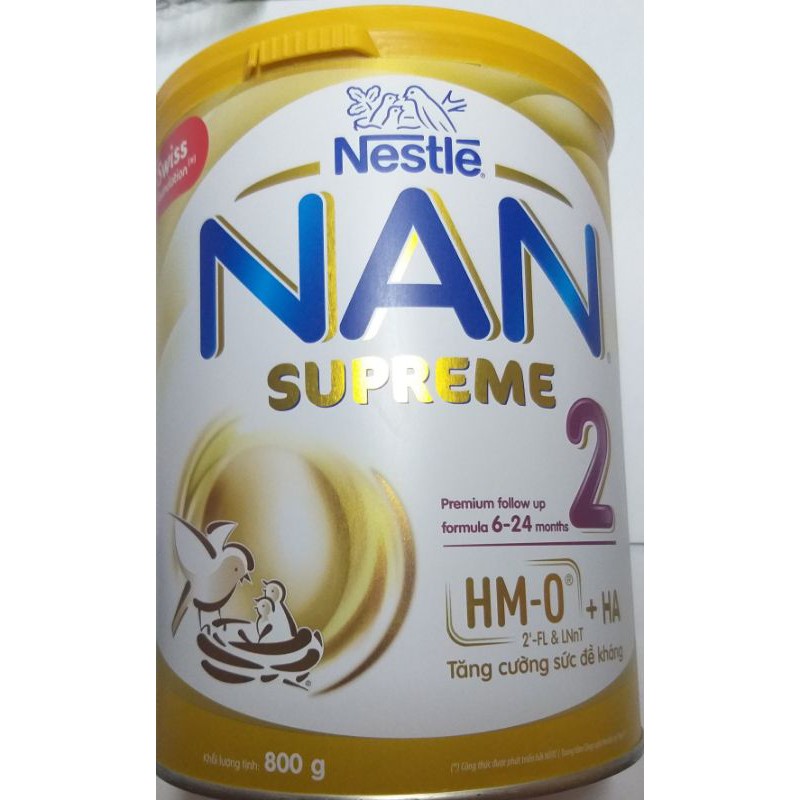 Sữa NAN Supreme Formula số 2 800G [HSD:05/2022]