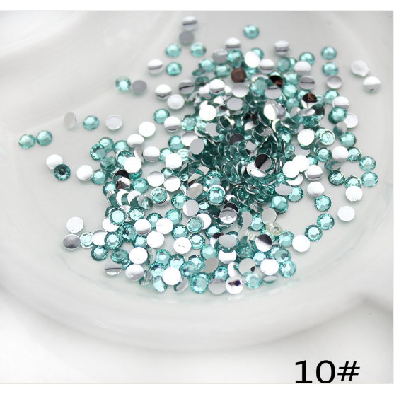 Hạt nhựa giả đá 3mm/3 ly  - Phụ kiện trang trí điện thoại