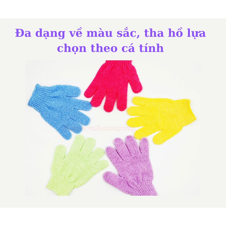 Găng Tay Tắm Làm Sạch Da Đa Năng, Có Thể Massage Và Dưỡng Ẩm