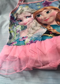 Áo bơi Elsa Anna hồng