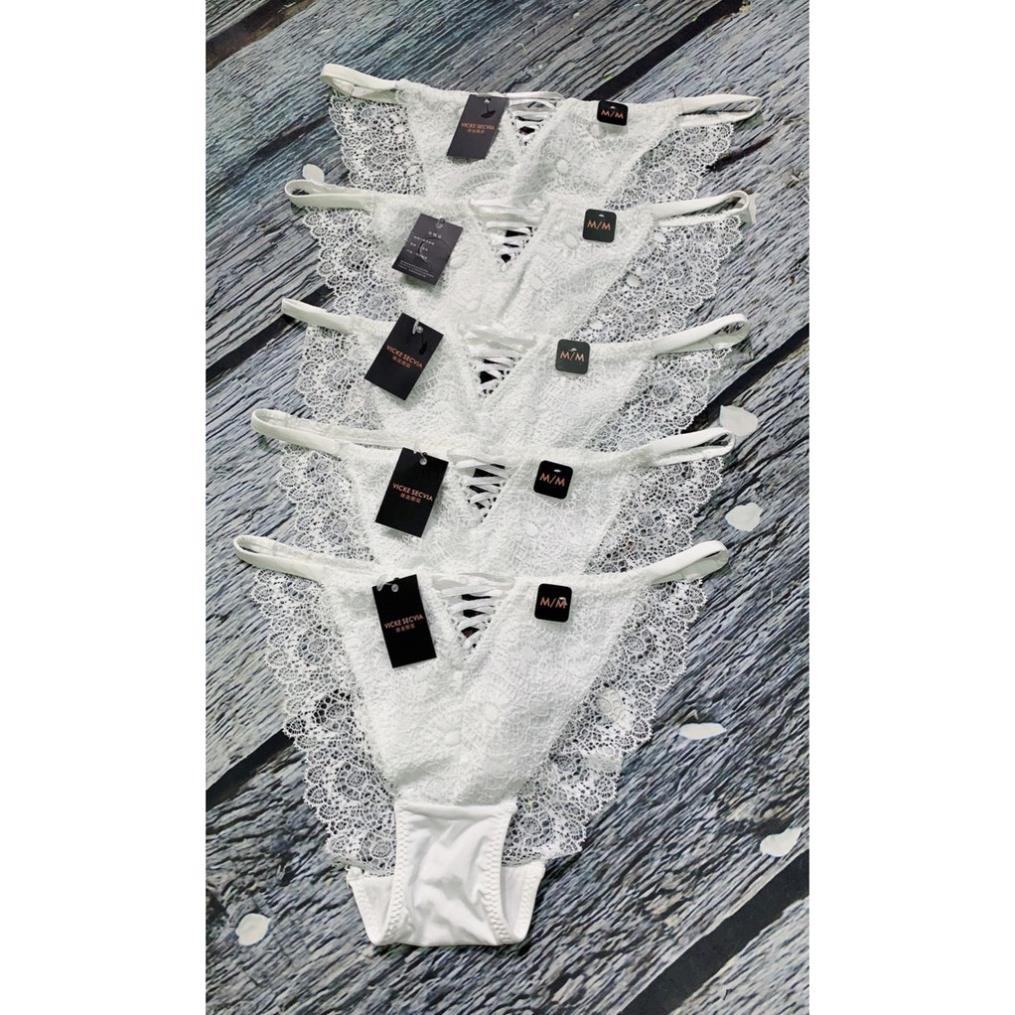 Quần lót Vicky ren dây hông, đan trước hàng cao cấp