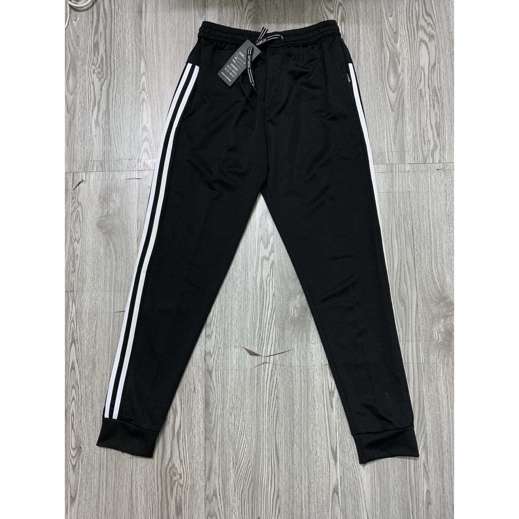 Quần thể thao nam 3 sọc, ống JOGGER, ống Xuông, Chất liệu Umi hàn cao cấp (Video) | BigBuy360 - bigbuy360.vn