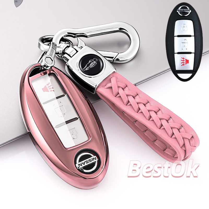 Vỏ Bảo Vệ Chìa Khóa Xe Hơi nissan Qashqai Juke nissan terra almera sentra Qashqai Juke F15 J10 J11 X-Trail T32 T31 Kicks Tiida Pathfinder Pulsar