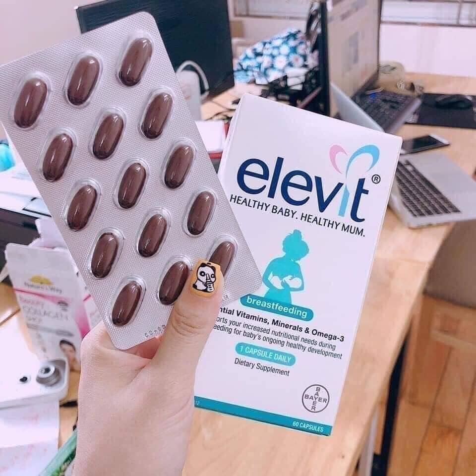 Vitamin tổng hợp Elevit sau sinh &amp; cho con bú Elevit Breastfeeding Multivitamin 30 viên