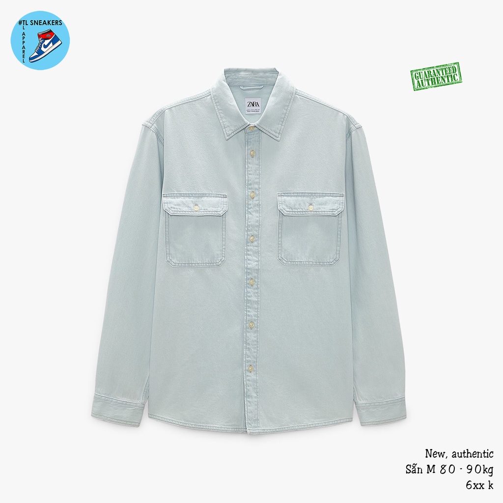 Áo sơ mi bò / denim shirt Zara (chính hãng)